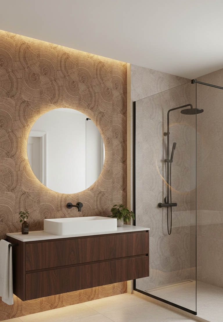 Ahşap Desenli Duvar Kağıdı 53008