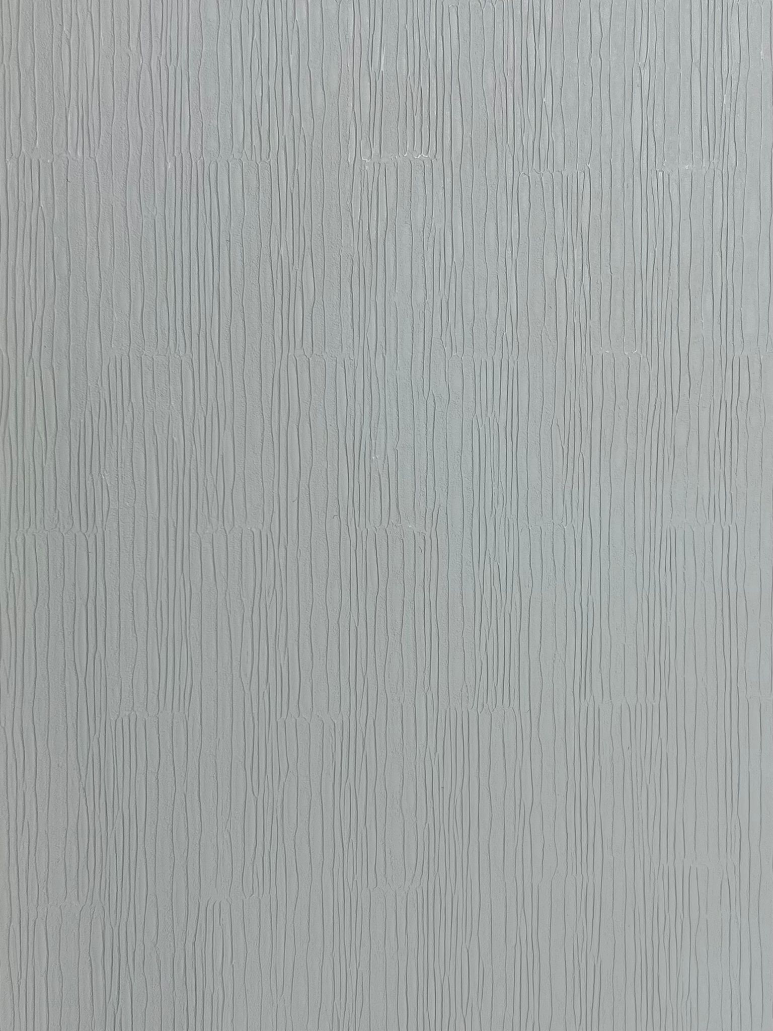 Bambu - Çizgili Kabartmalı Gri Banyo Mutfak Duvar Kağıdı - Su Geçirmez Neme Dayanıklı