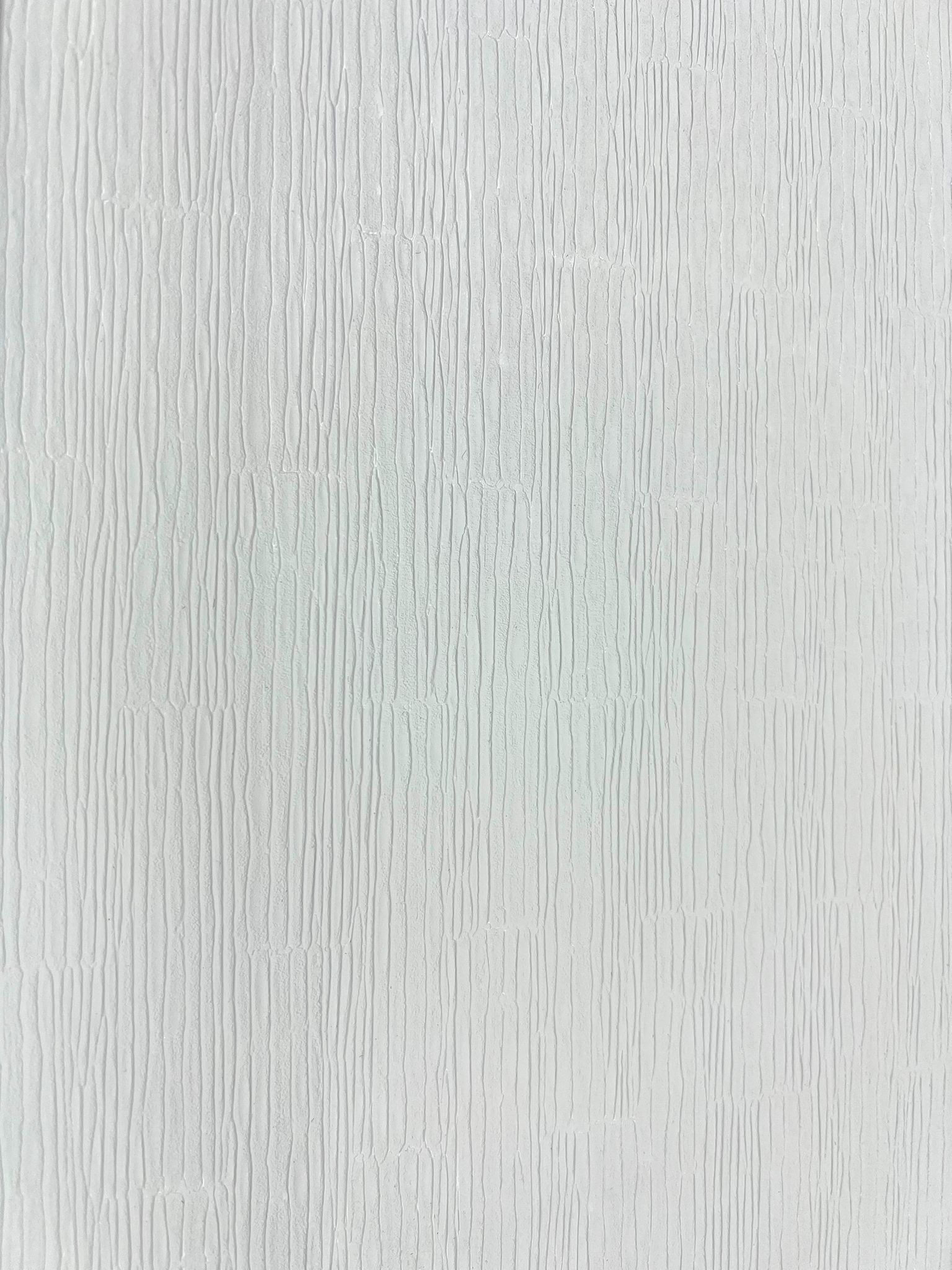 Bambu - Çizgili Kabartmalı Beyaz Banyo Mutfak Duvar Kağıdı