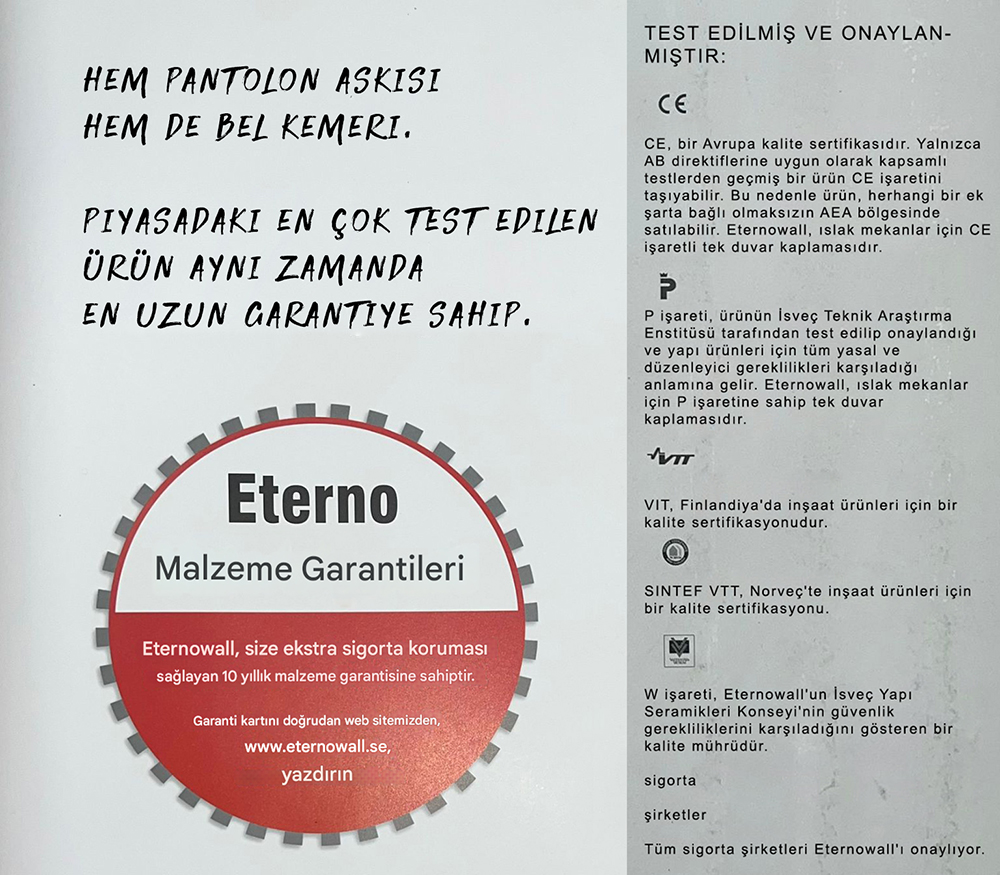 Bambu - Çizgili Kabartmalı Beyaz Banyo Mutfak Duvar Kağıdı