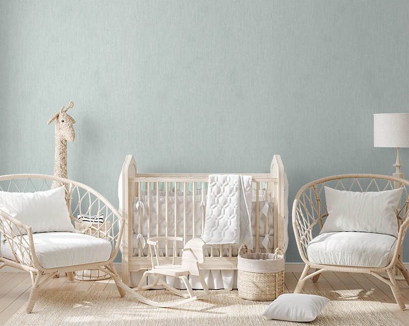 Bebe Mavisi Parlak Duvar Kağıdı 505832