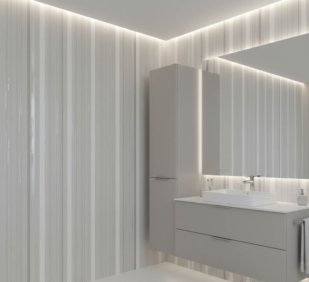 Bej Çizgili Duvar Kağıdı 3110