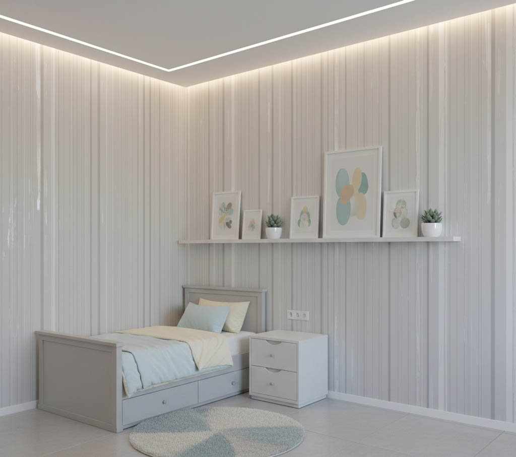 Bej Çizgili Duvar Kağıdı 3110