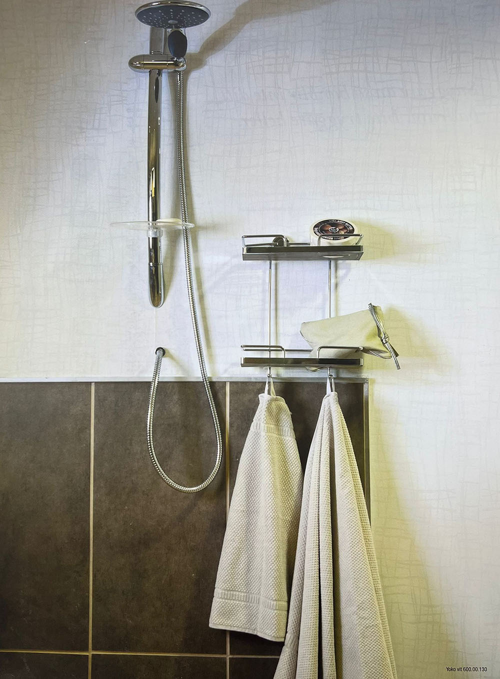 Bej Yıkanabilir Banyo Mutfak Duvar Kağıdı Numune