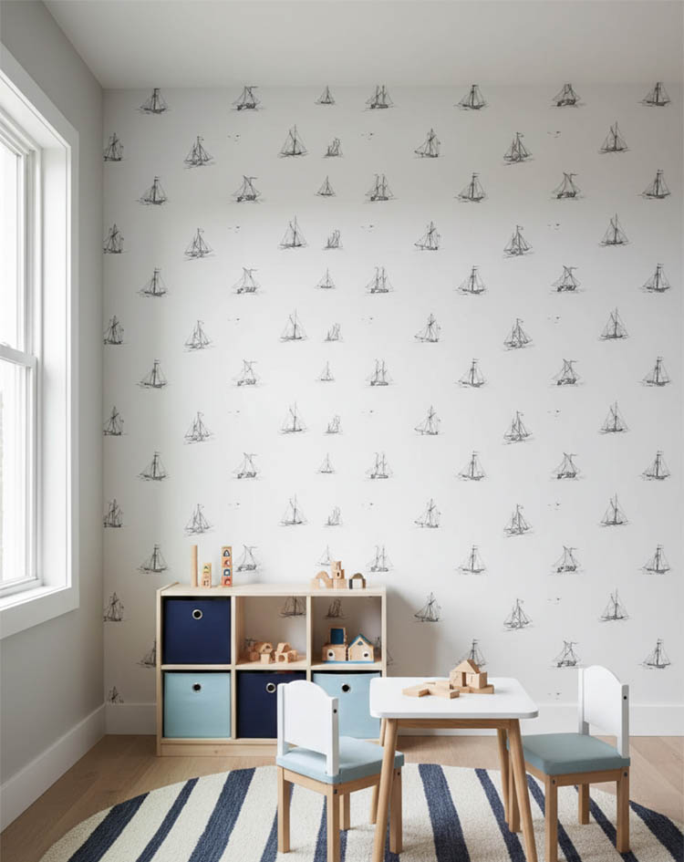 Beyaz Gemili Duvar Kağıdı 2873