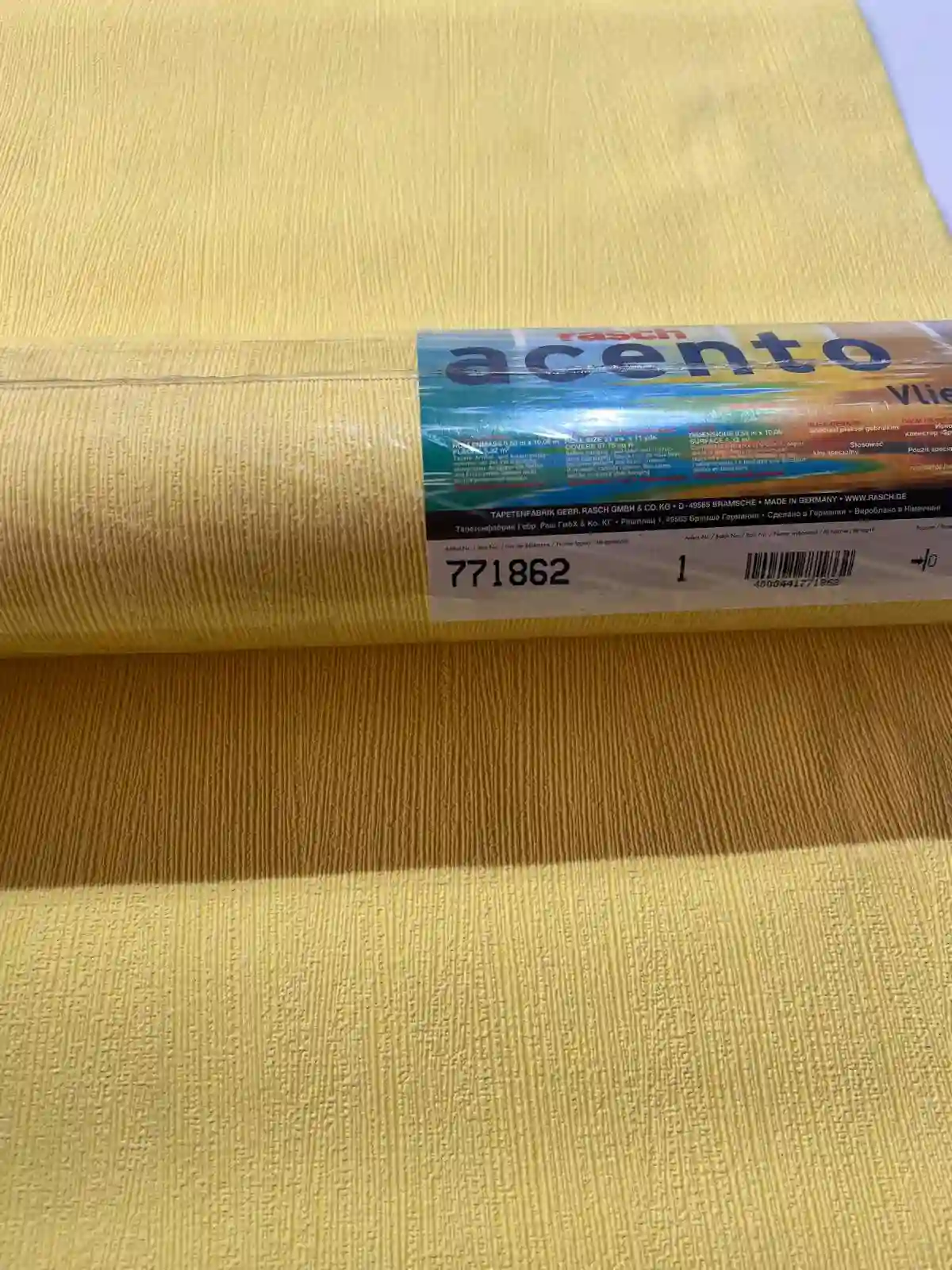 Çizgi Desen Sarı Ucuz Duvar Kağıdı 7716862