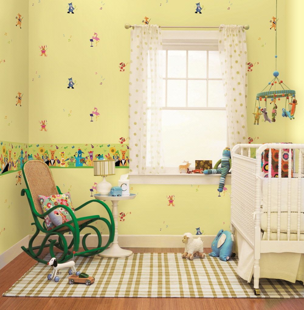 Çocuk Odası Müzikal 16 M2 Duvar Kağıdı 1022-1