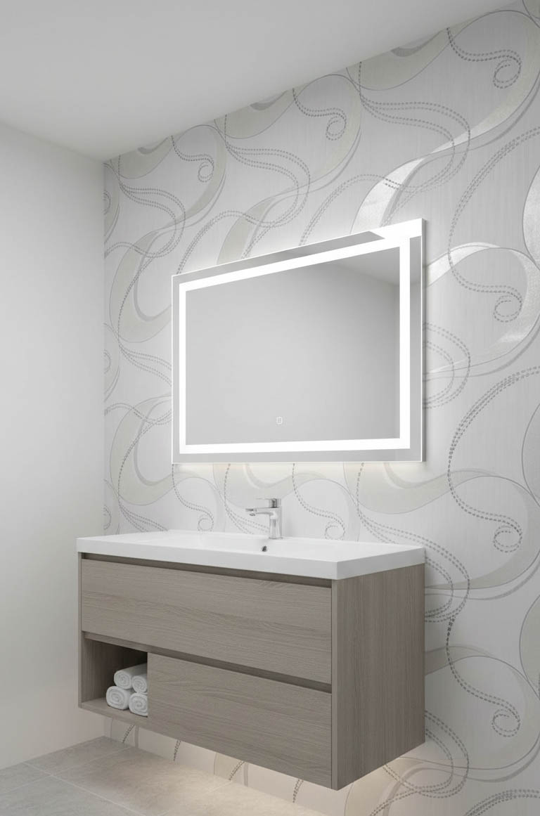 Dalga Çizgili Simli Desen Duvar Kağıdı 53703