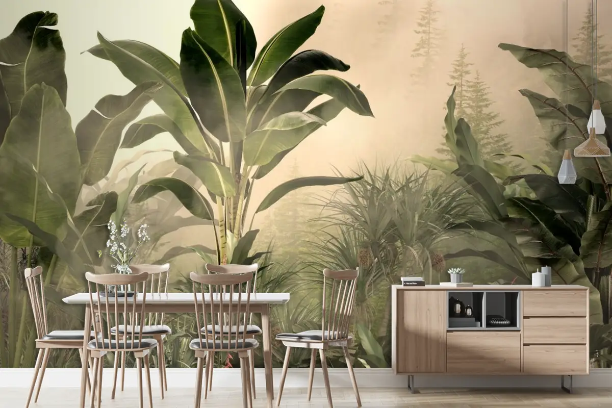 Palmiye Ağaçları Tropikal Ağaçlar Duvar Kağıdı