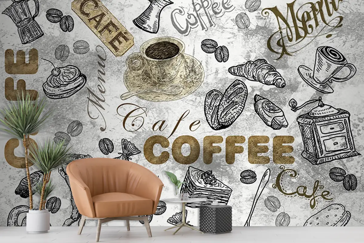 Coffee Eskitme Duvar Kağıdı