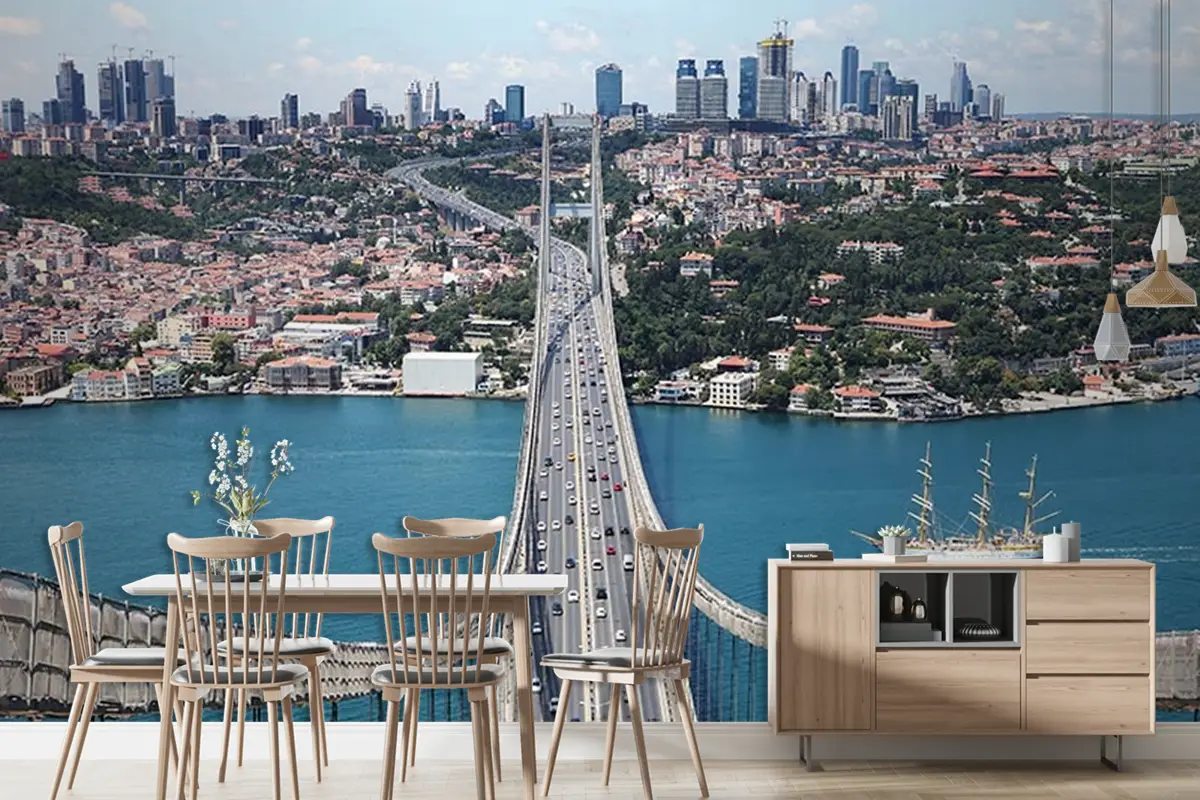 Derinlik Köprü Manzarası Duvar Kağıdı