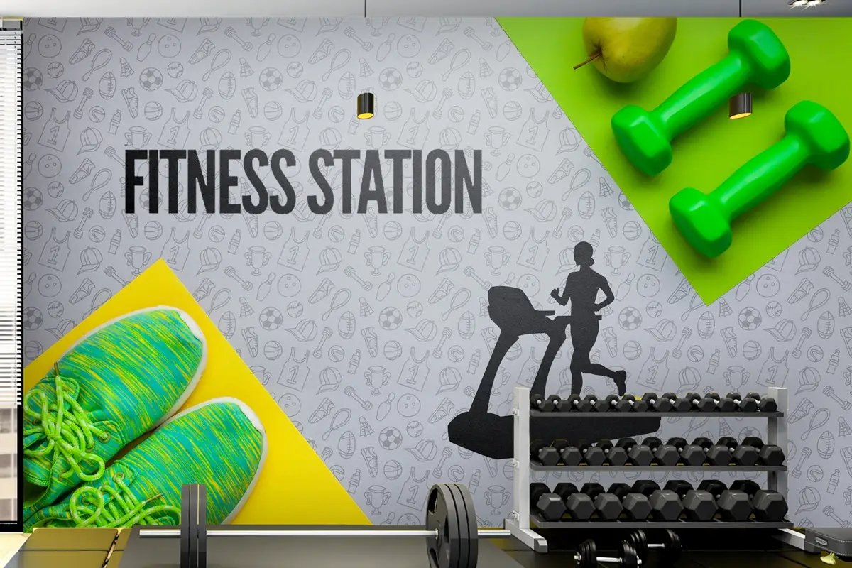 Fitness Merkezi Duvar Kağıdı