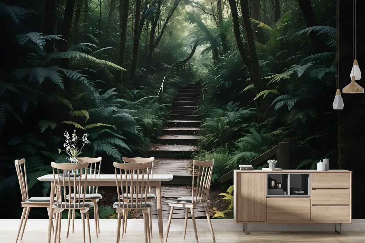 Orman Yolu Duvar Kağıdı 