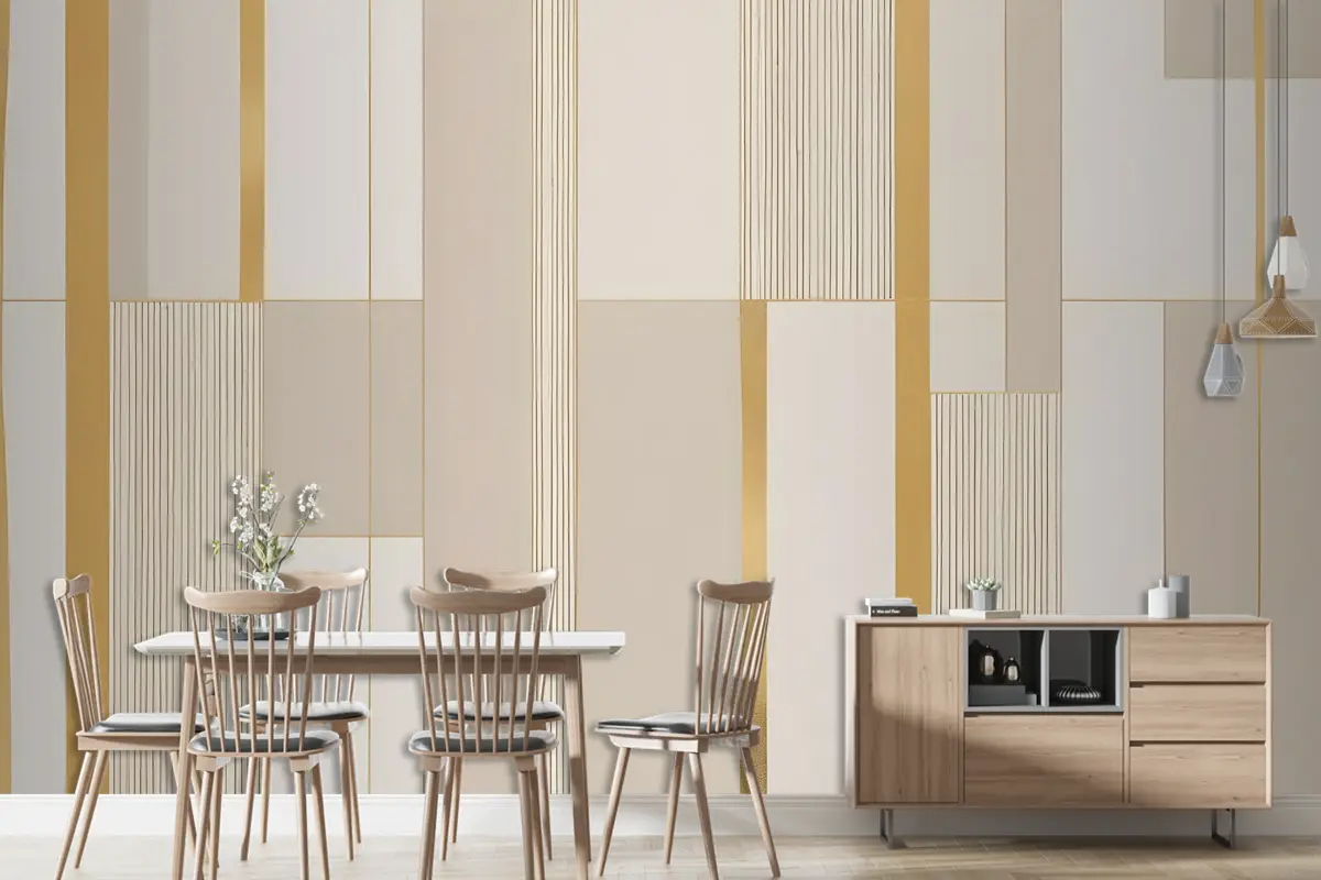 Modern Grunge Fayans Duvar Kağıdı 