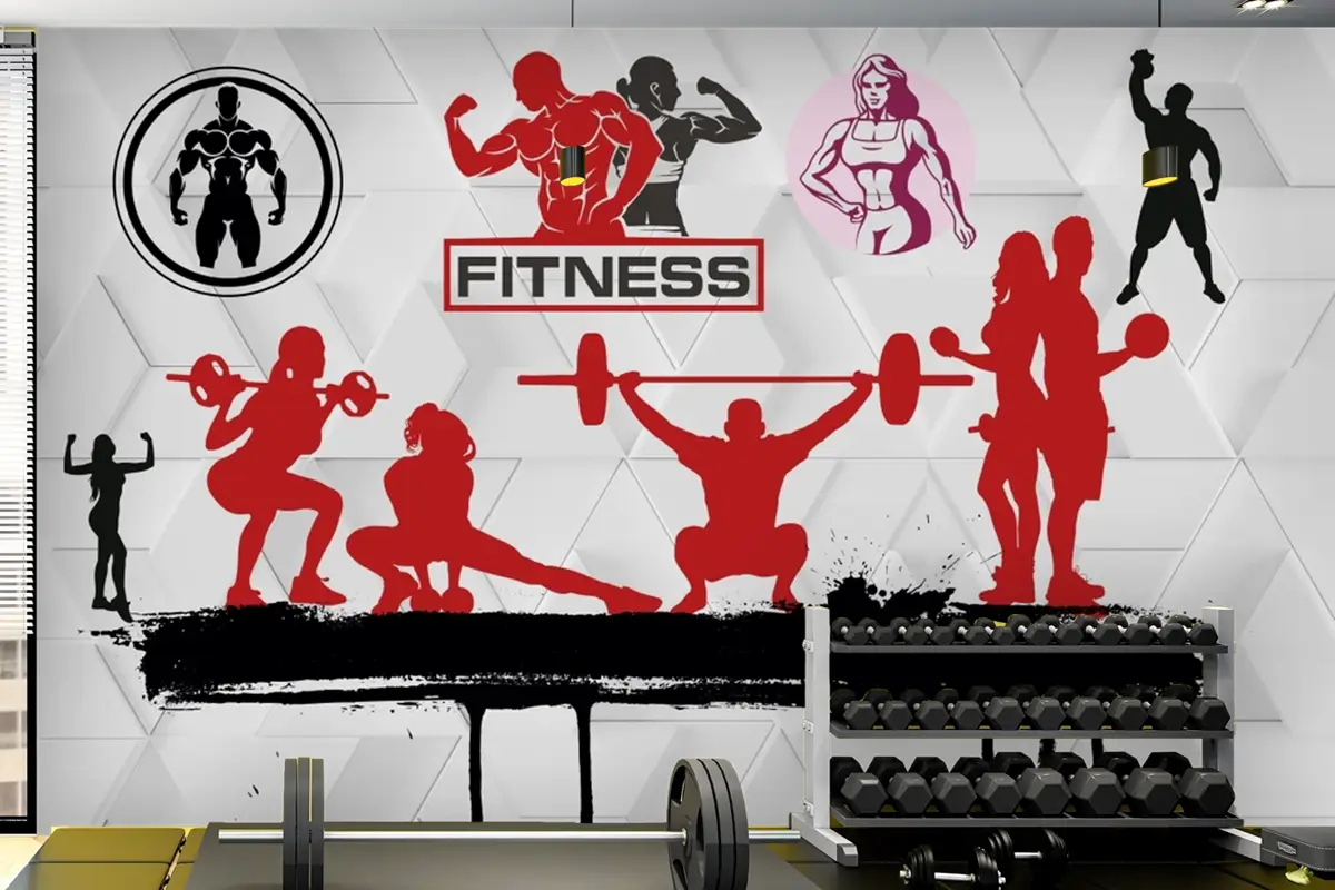 Motivasyon Alıntılarıyla Spor Salonu Duvar Kağıdı