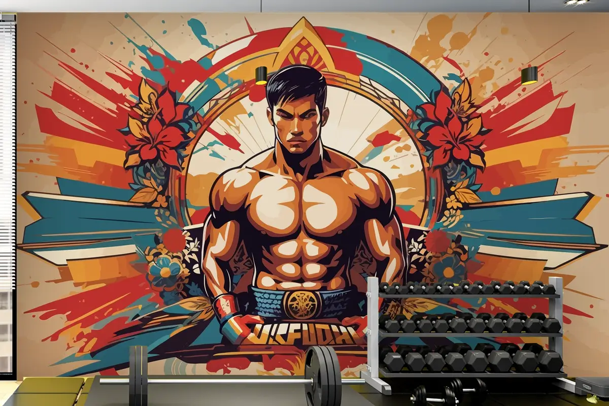 Muay Thai Antrenman Sporları Duvar Kağıdı