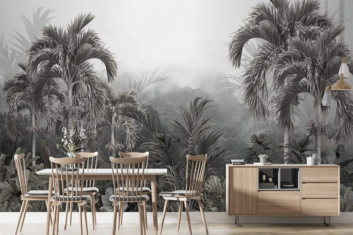 Özel Tasarım Duvar Kağıdı Tropkal Jungle