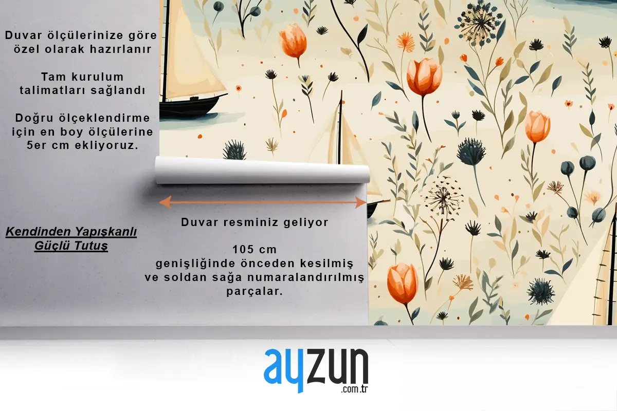 Deniz Hayvanları Bir Deniz Feneri Ve Kabuklu Bir Tekne Denizyıldızı Yatak Odası Duvar Kağıdı