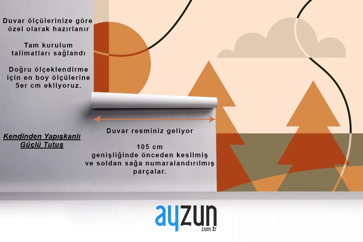 Düz Tasarım Yumuşak Toprak Tonları Arka Plan Ofis Duvar Kağıdı