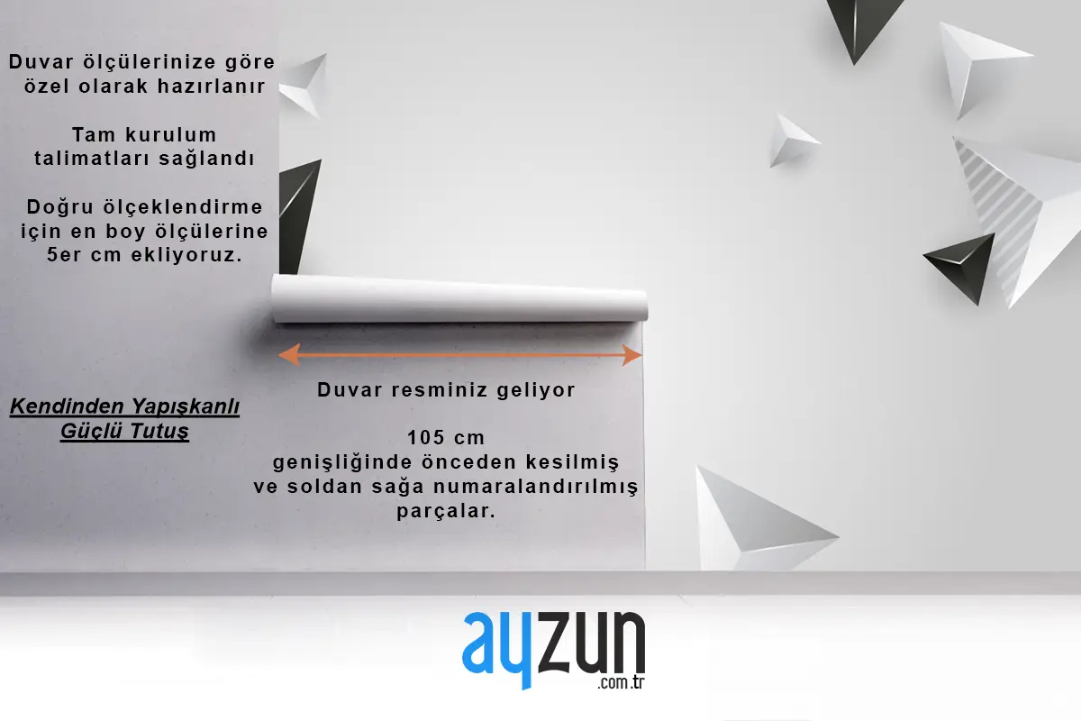 Gerçekçi Çokgen Arka Plan Ofis Duvar Kağıdı 