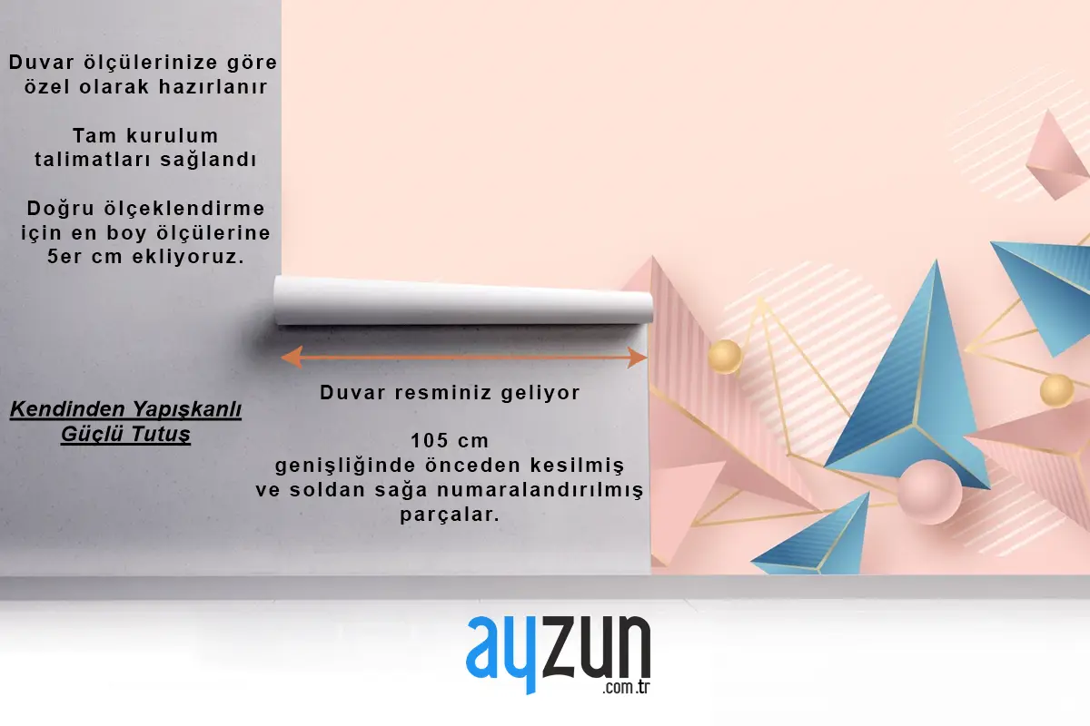 Gerçekçi Poligon Arka Plan Ofis Duvar Kağıdı