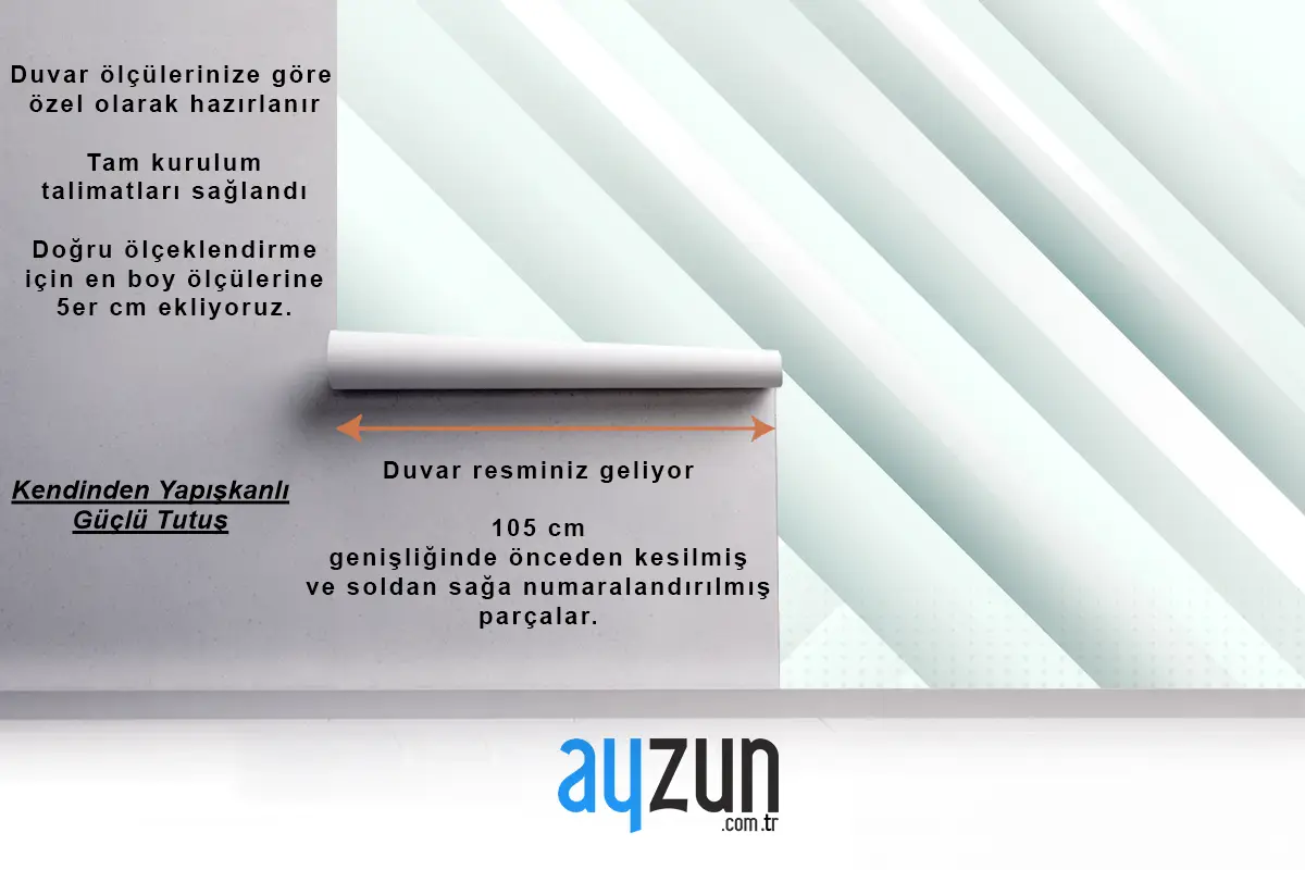 Degrade Beyaz Tek Renkli Ofis Duvar Kağıdı 