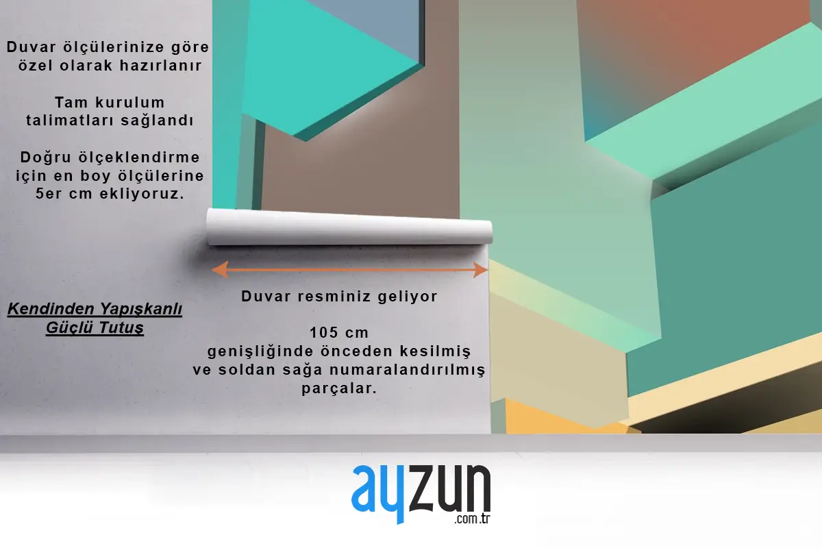 Küp Labirent Arka Plan Ofis Duvar Kağıdı