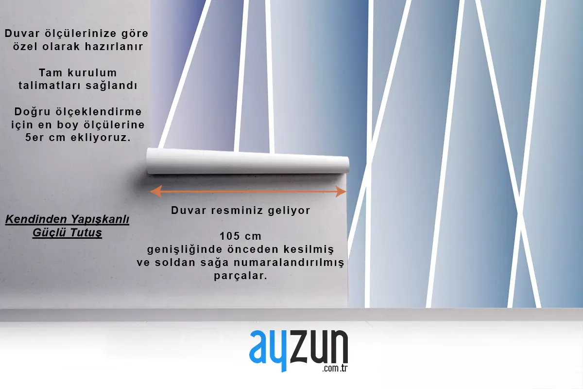 Soyut Pastel Yumuşak Degrade Çizgi Dekoratif Arka Plan Ofis Duvar Kağıdı
