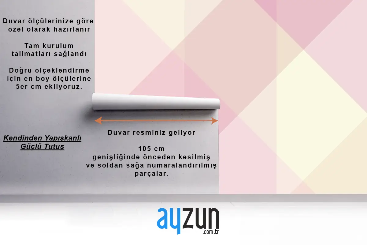 Çeşitli Şekil Ve Renklerle Çizgi Farklı Renkli Arka Plan Ofis Duvar Kağıdı