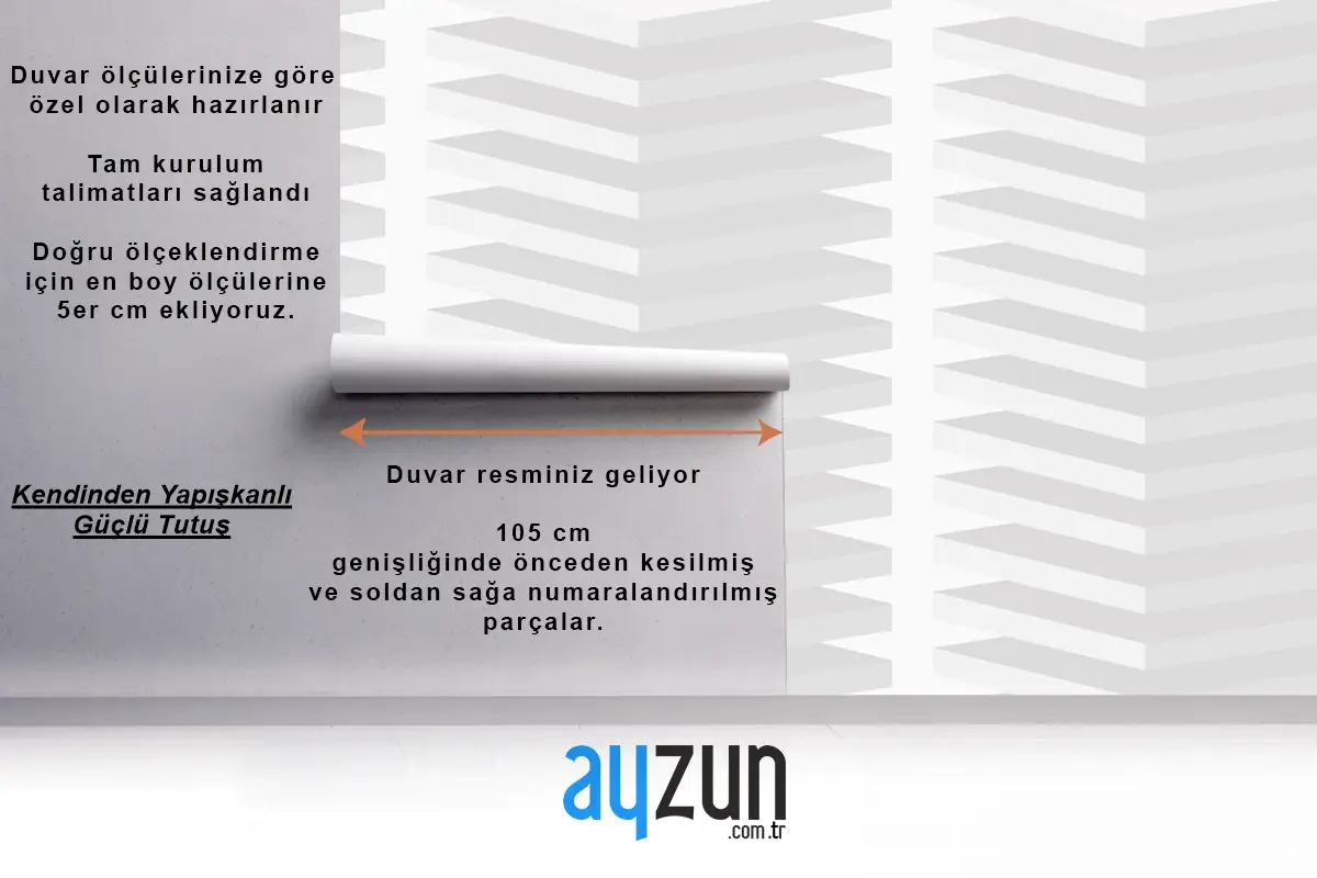Geometrik Desen Arka Plan Beyaz Minimal 3D Tasarım Ofis Duvar Kağıdı