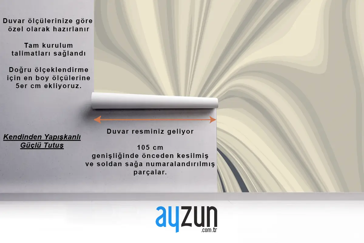 Modern Ve Trendy Soyut Renkli Sıvı Mermer Boya Duvar Kağıdı