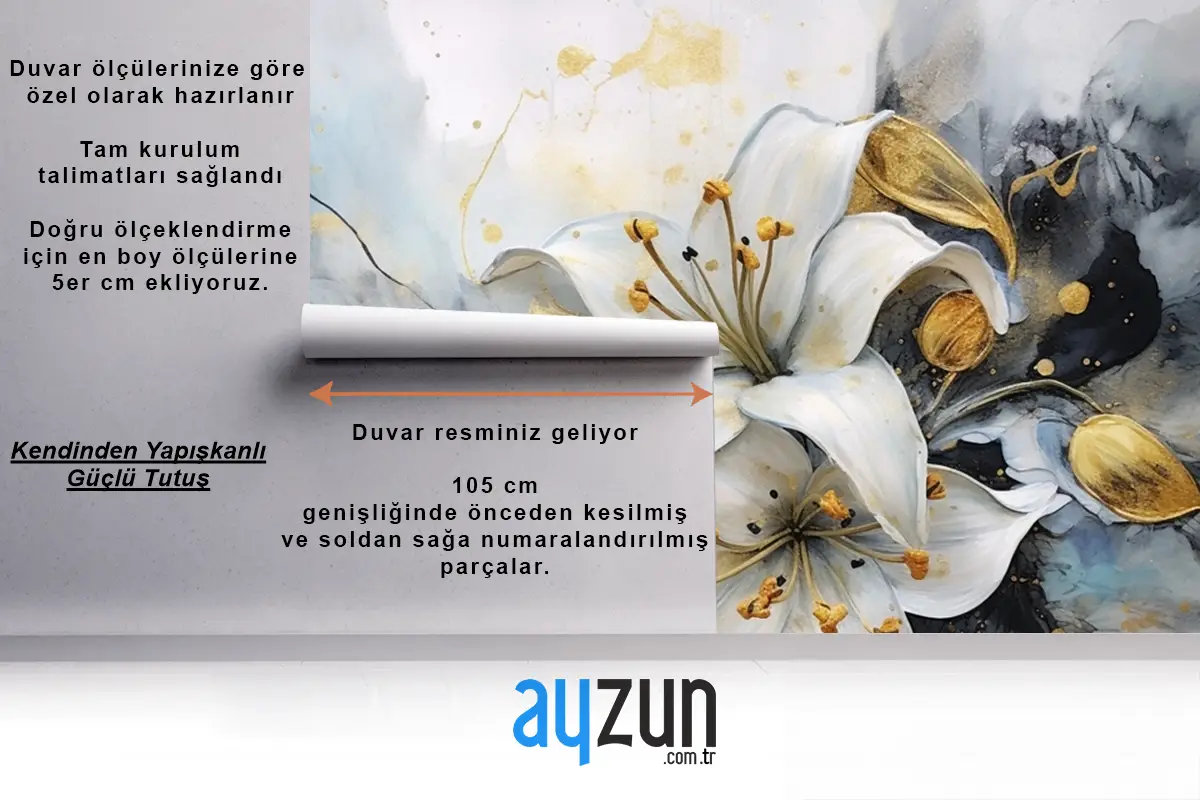 Soyut Sanatsal Arka Plan Altın Fırça Darbeleri Duvar Kağıdı