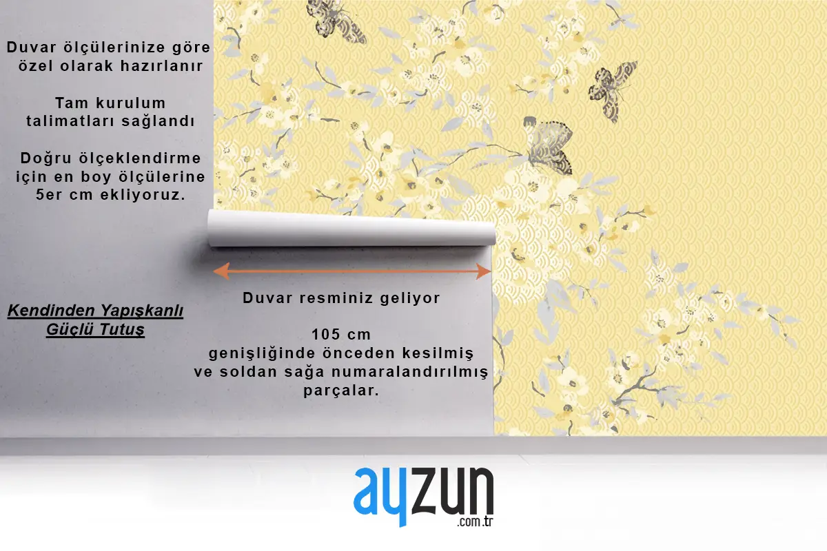 Tekstil Kumaş Tasarımları İçin Grafik Desen Duvar Kağıdı