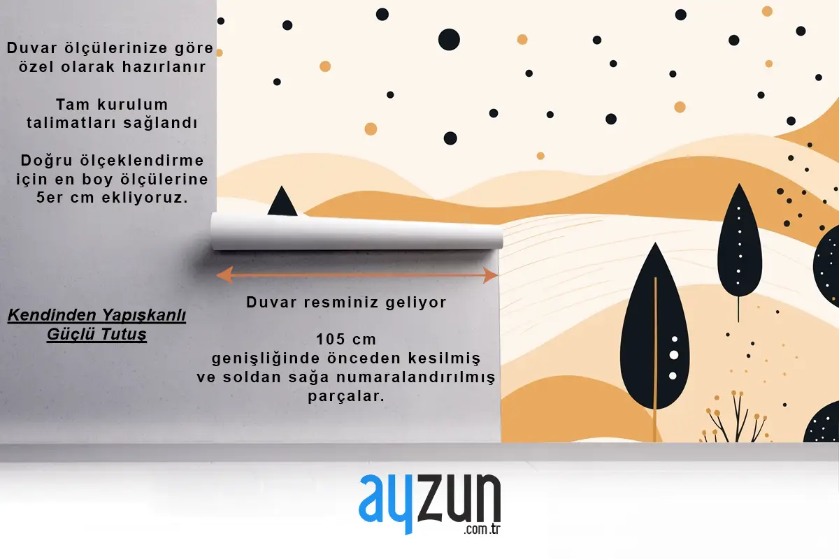 Soyut Desen Arka Plan Poster Oturma Odası Duvar Kağıdı Duvar