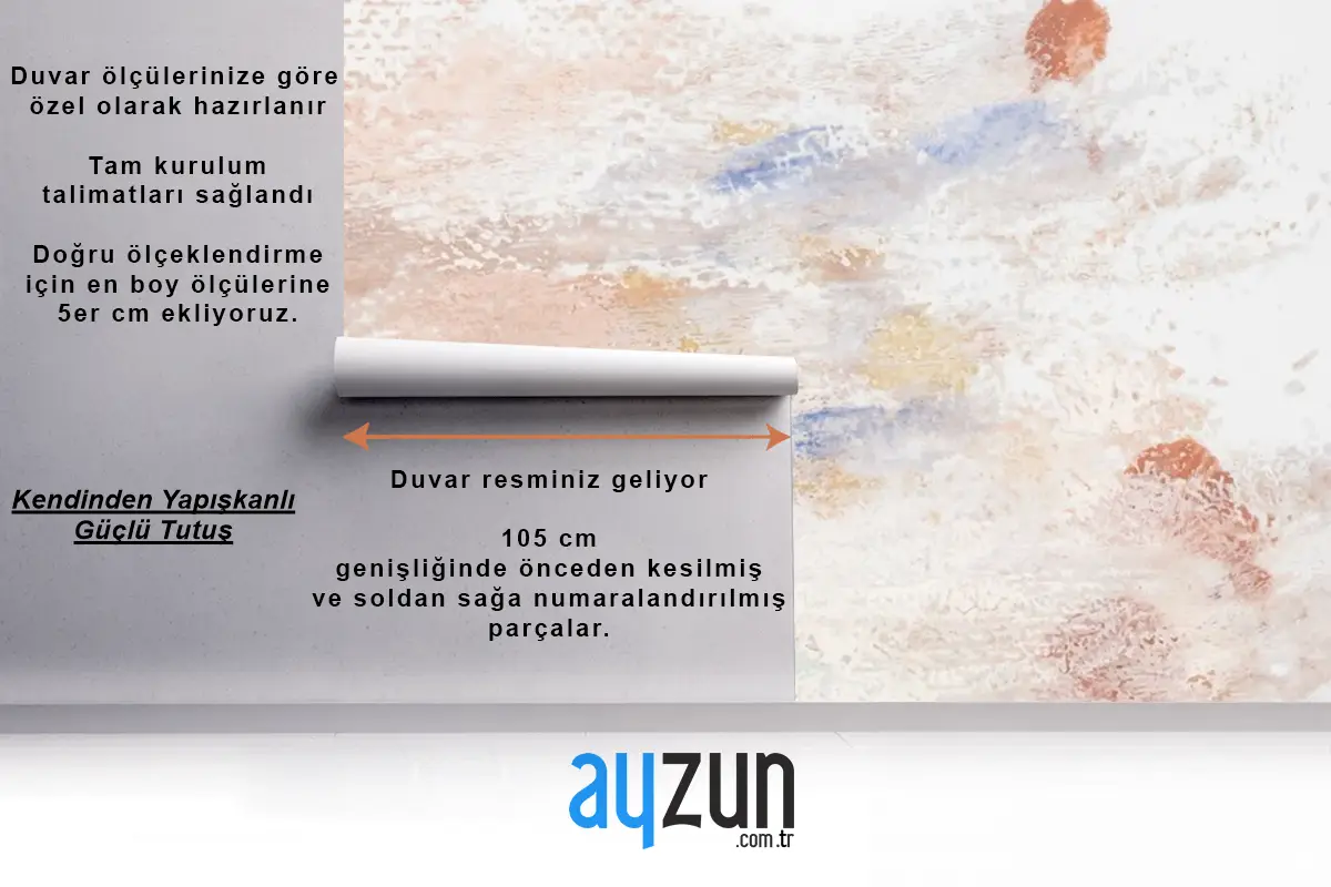 Oturma Odası Duvar Kağıdı Üzerine Toprak Tonu Boya