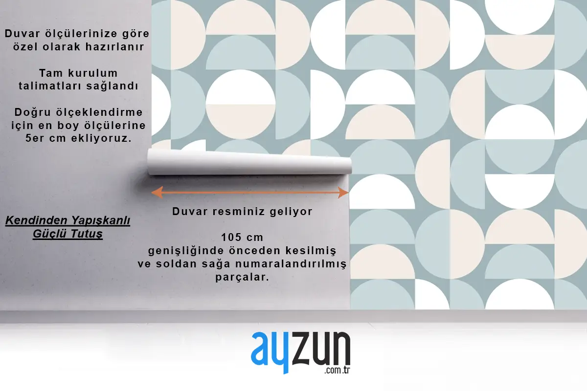 Düz Tasarım Renk Engelleme Desen Oturma Odası Duvar Kağıdı 