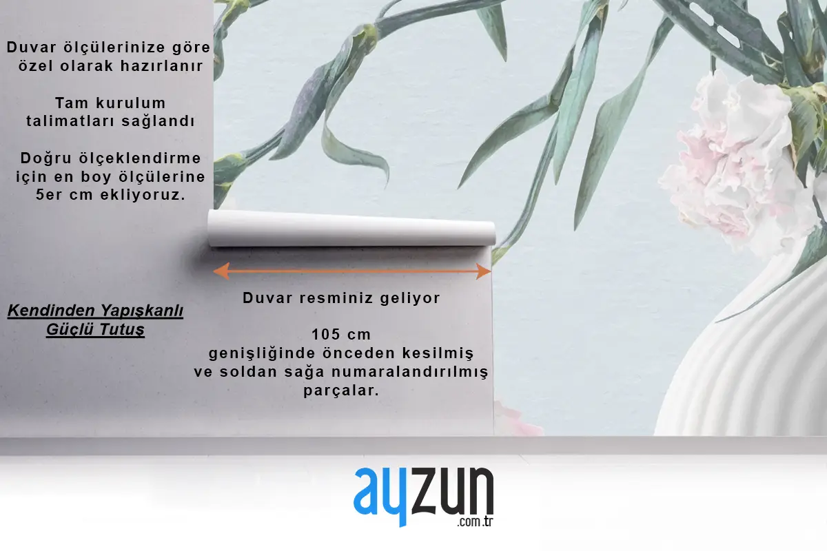 Çiçek Arka Plan Mavi Ve Pembe Karanfil Psychedelic Sanat Duvar Kağıdı 