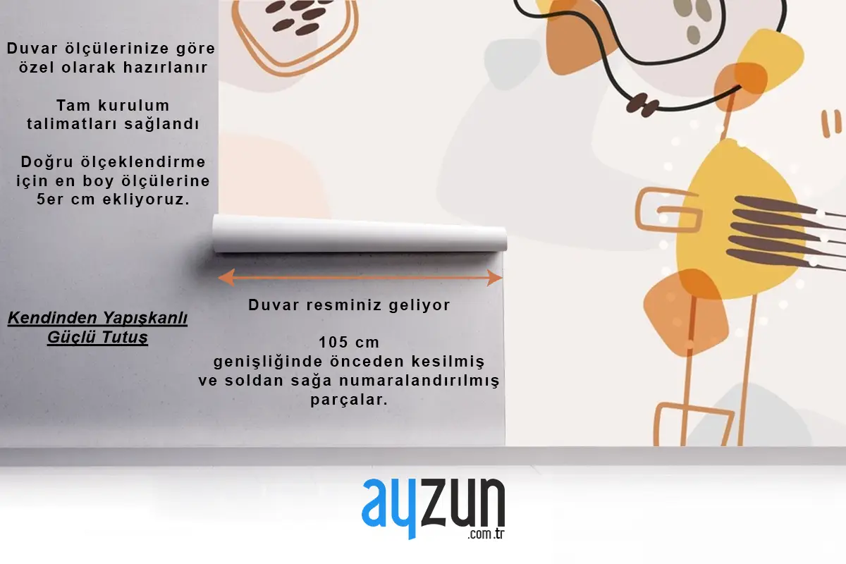 Elle Çizilmiş Soyut Doodle Arka Plan Duvar Kağıdı 