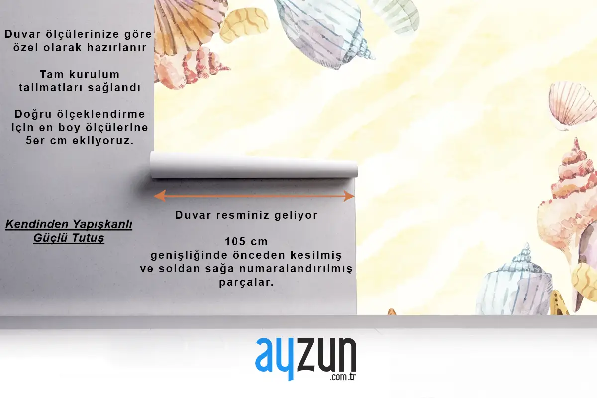 El Boyalı Suluboya Yaz Arka Plan Banyo Duvar Kağıdı