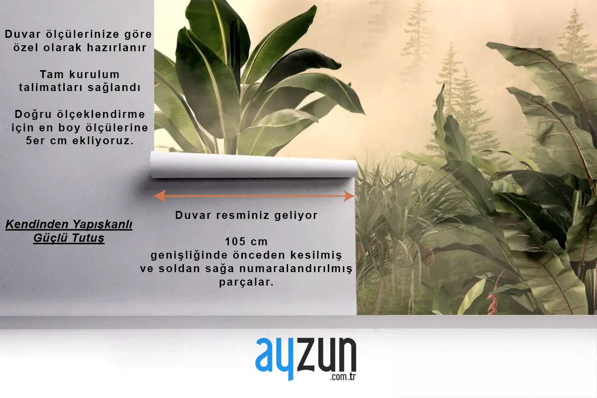 Palmiye Ağaçları Tropikal Ağaçlar Duvar Kağıdı