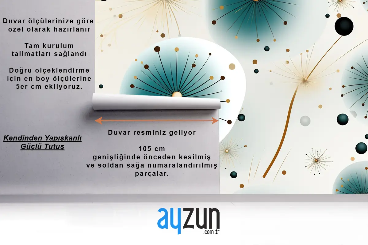 Sorunsuz Çiçek Desenli Renkli Çiçek Deseni Suluboya Elle Çizilmiş Banyo Duvar Kağıdı