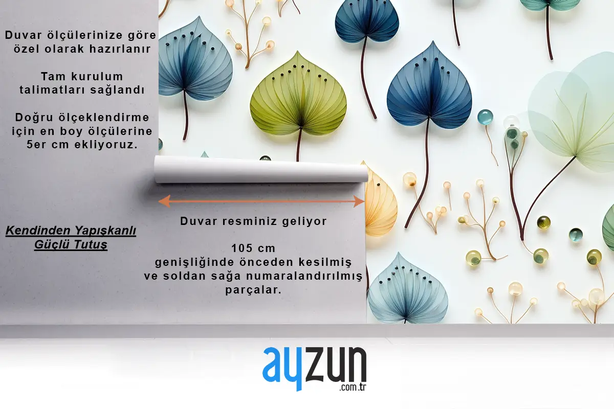 Sorunsuz Çiçek Desenli Renkli Çiçek Desenli Banyo Duvar Kağıdı 