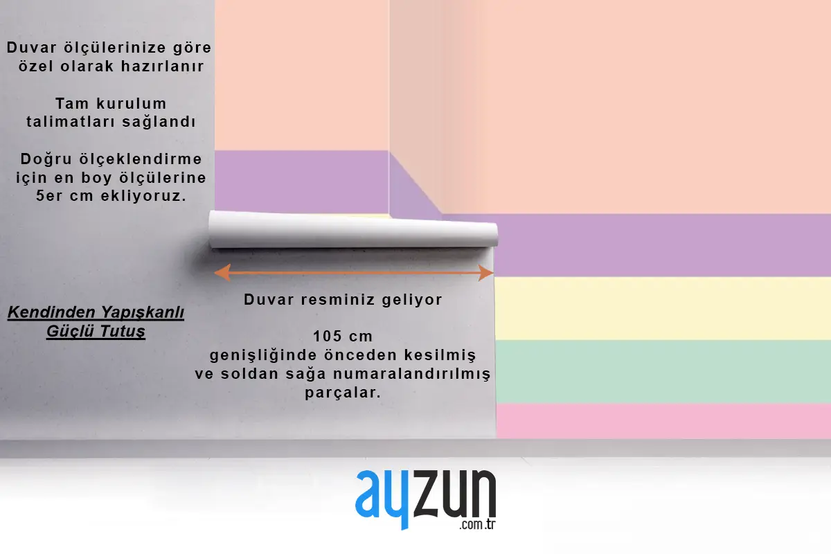 Soyut Renkli Duvar Arka Plan Ofis Duvar Kağıdı