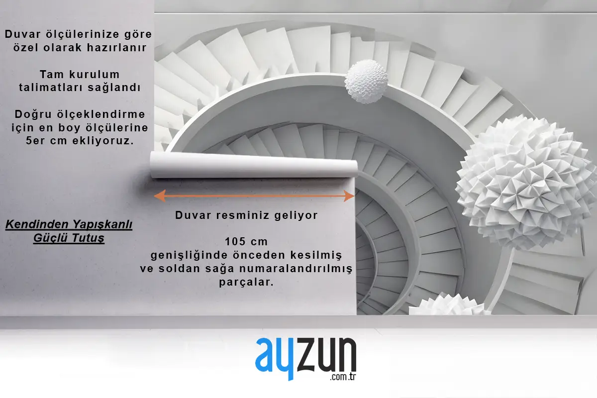 Merdiven Duvar Kağıdı  Ile Soyut Fraktal