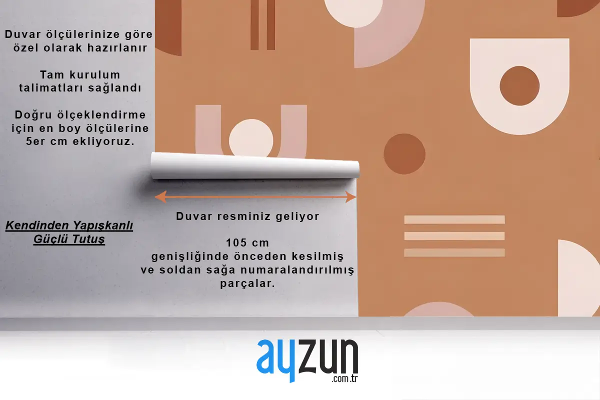 Kahverengi Antre  Hol  Koridor Duvar Kağıdı Duvarının Tonlarında Soyut Geometrik Şekiller Ve Desenler