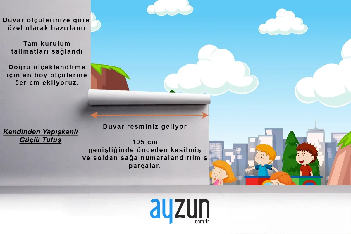 Çocuk Odası Duvar Kağıdı Dışında Spor Ve Eğlence Aktiviteleri Oynayan Aktif Erkek Ve Kız Çocukları