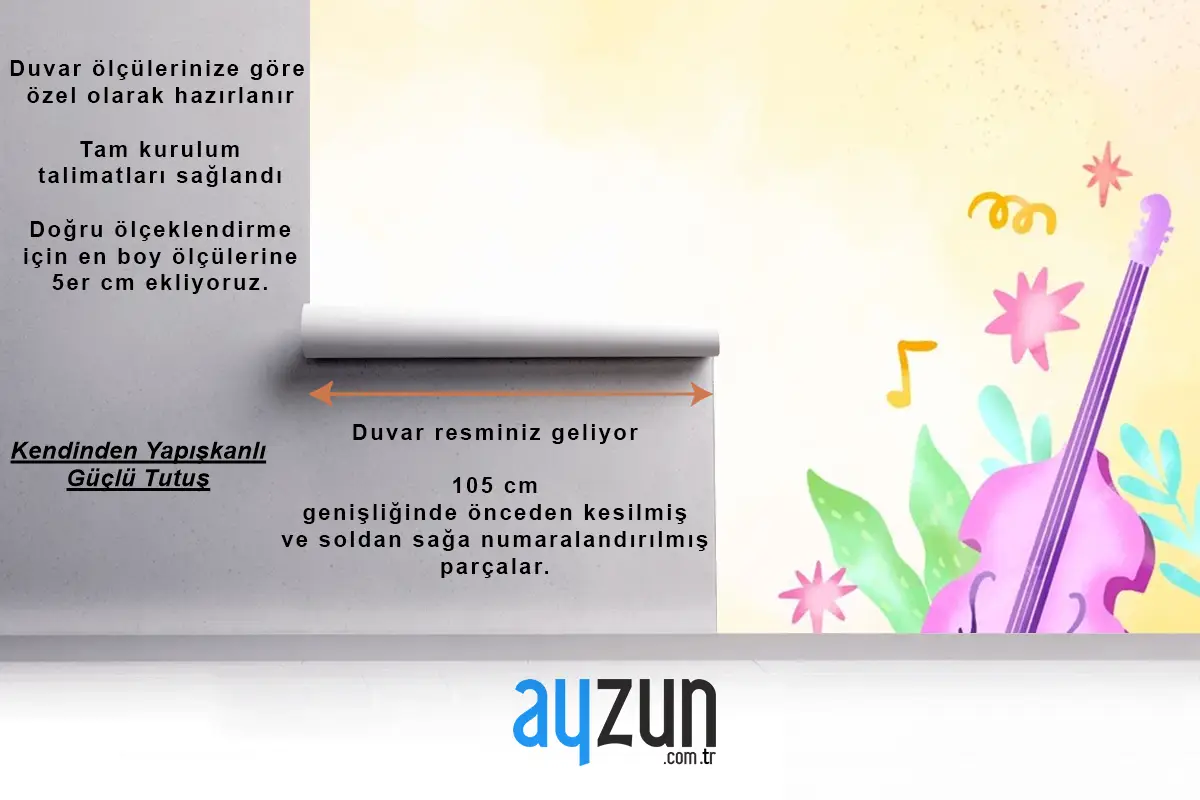 Dünya Müzik Günü Kutlaması Çocuk Odası Duvar Kağıdı Arka Planı