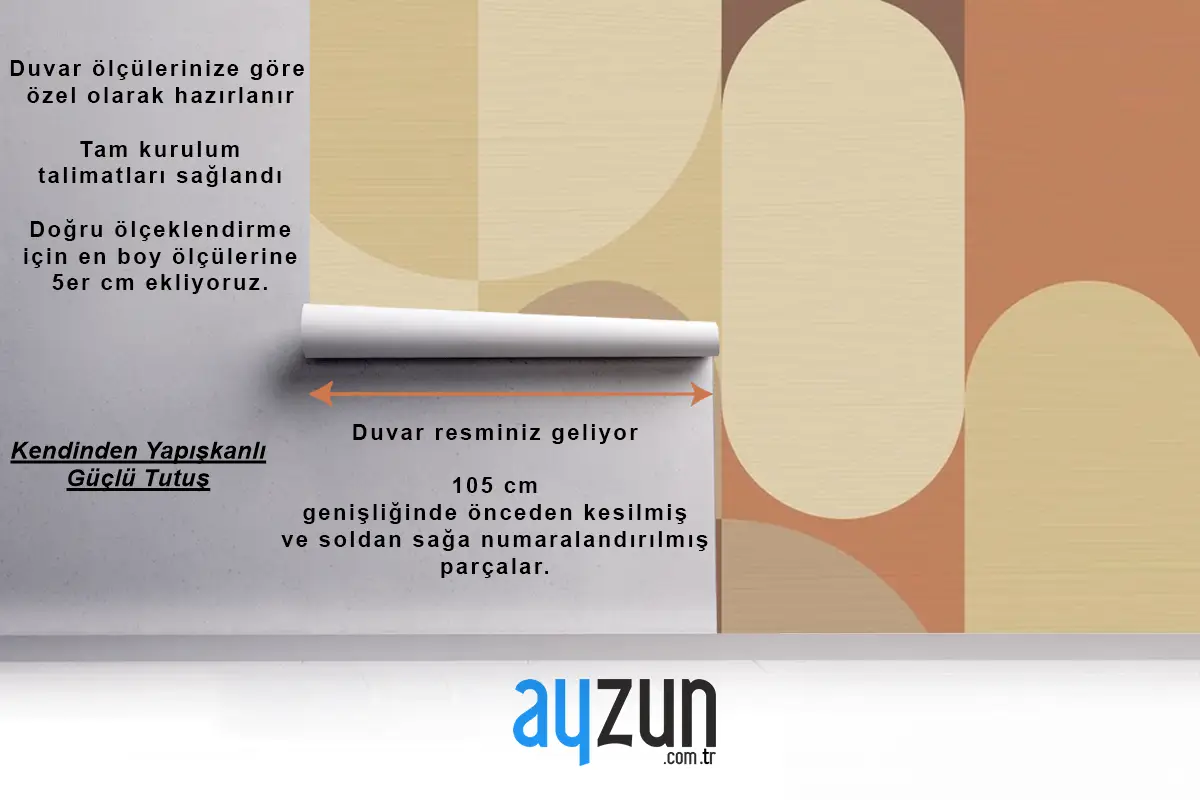 Bauhaus Arka Plan Kahverengi Toprak Tonu Duvar Kağıdı
