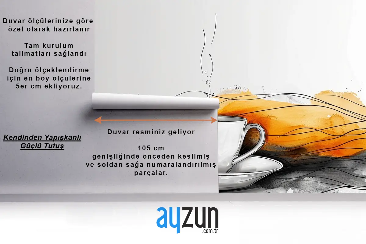 Bir Fincan Kahve Cafe Duvar Kağıdı
