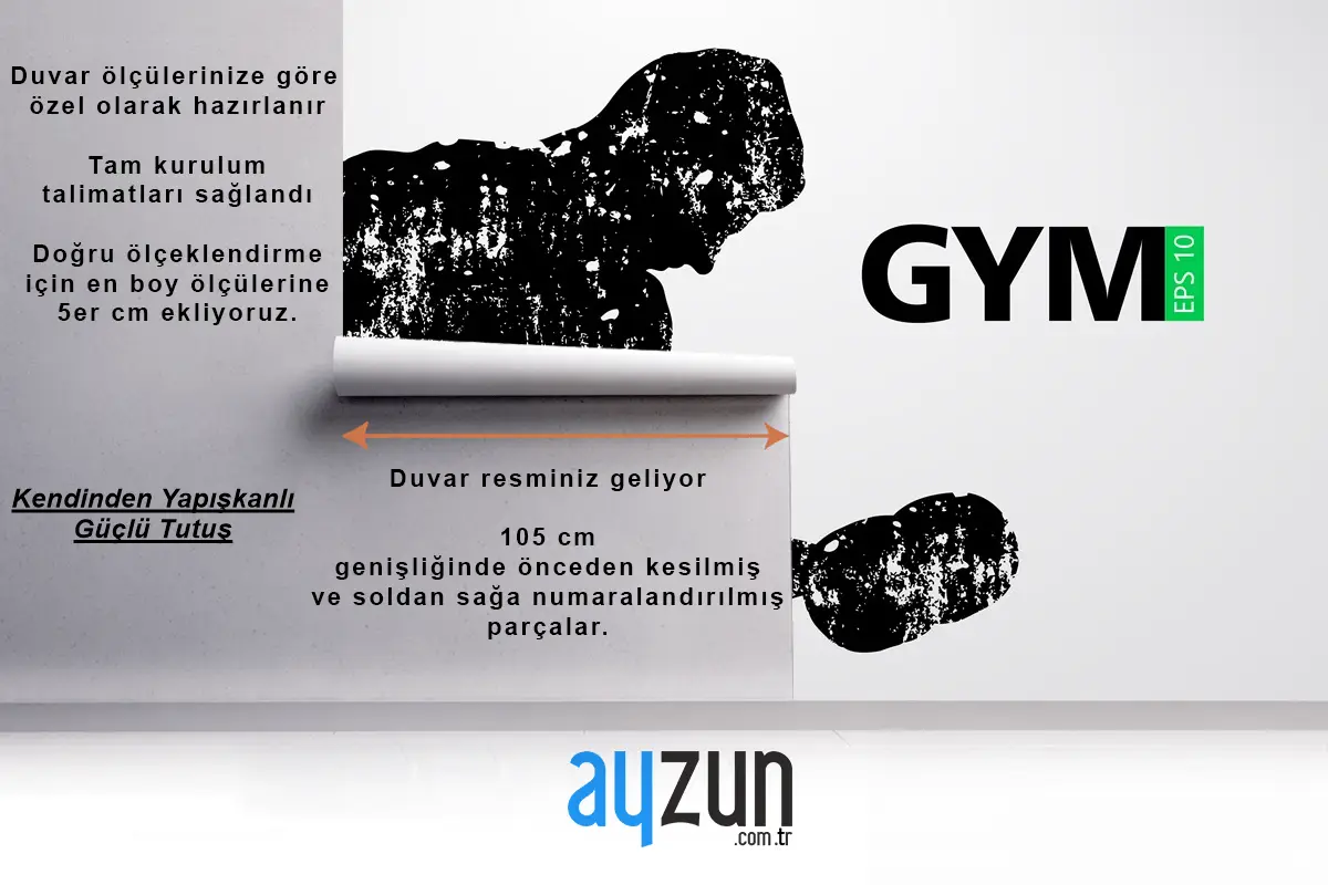 Bir Vücut Geliştirmecinin Silüeti Spor Salonu Duvar Kağıdı